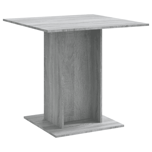 vidaXL Mesa de jantar 80x80x75 cm derivados de madeira cinzento sonoma vidaXL Mesa de jantar 80x80x75 cm derivados de madeira cinzento sonoma