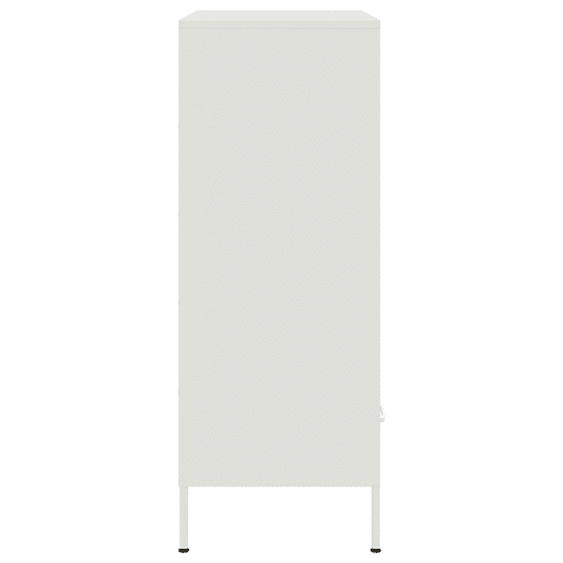 vidaXL Móvel alto 68x39x101,5 cm aço branco vidaXL Móvel alto 68x39x101,5 cm aço branco
