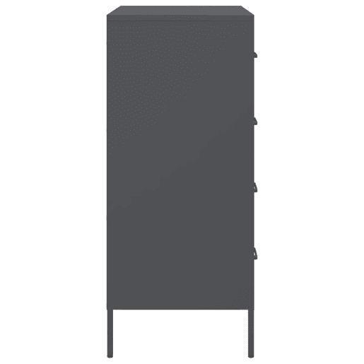 vidaXL Aparador 68x39x89 cm aço antracite vidaXL Aparador 68x39x89 cm aço antracite