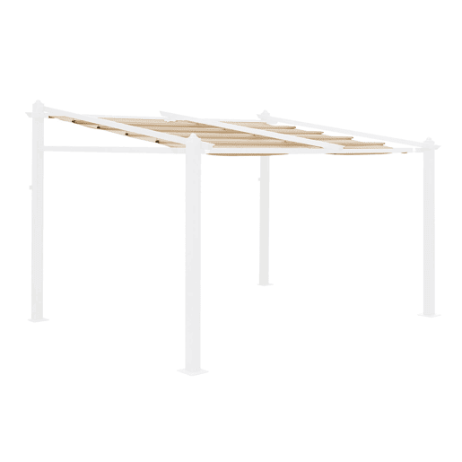 3x4m Murum, cobertura do toldo para pérgola, Cobertura de pérgola Murum, Beige