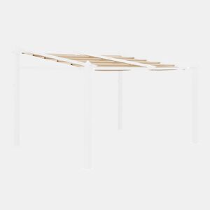 3x4m Murum, cobertura do toldo para pérgola, Cobertura de pérgola Murum, Beige
