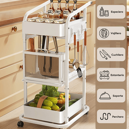 Rack de armazenamento multifuncional para cozinha Joybos