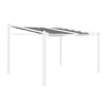 3x4m Murum, cobertura do toldo para pérgola, Cobertura de pérgola Murum, Cinza