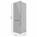 Frigorífico combinado Bolero CoolMarket Combi 250 Frigorífico combinado Bolero CoolMarket Combi 250 Gris
