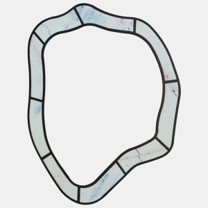 Espelho LIVERDUN 64 cm 86 cm Azul claro