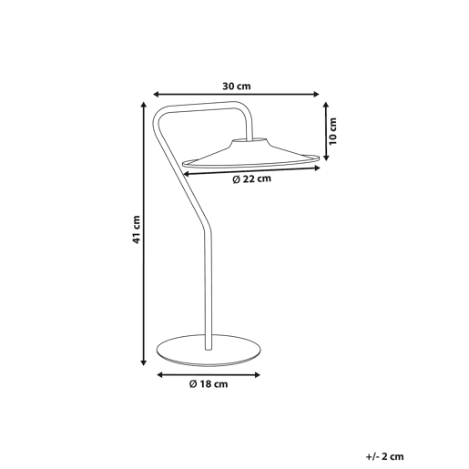 Candeeiro de mesa GALETTI Metal Branco Candeeiro de mesa GALETTI Metal Branco
