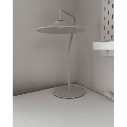 Candeeiro de mesa GALETTI Metal Branco Candeeiro de mesa GALETTI Metal Branco