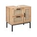 Beliani Mueble de baño ROSELL Beliani Mueble de baño ROSELL Madera Clara