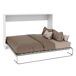 Cama Plegable Dormitorio Juvenil Cama de Invitados Horizontal Cama Plegable Dormitorio Juvenil Cama de Invitados Horizontal Blanco