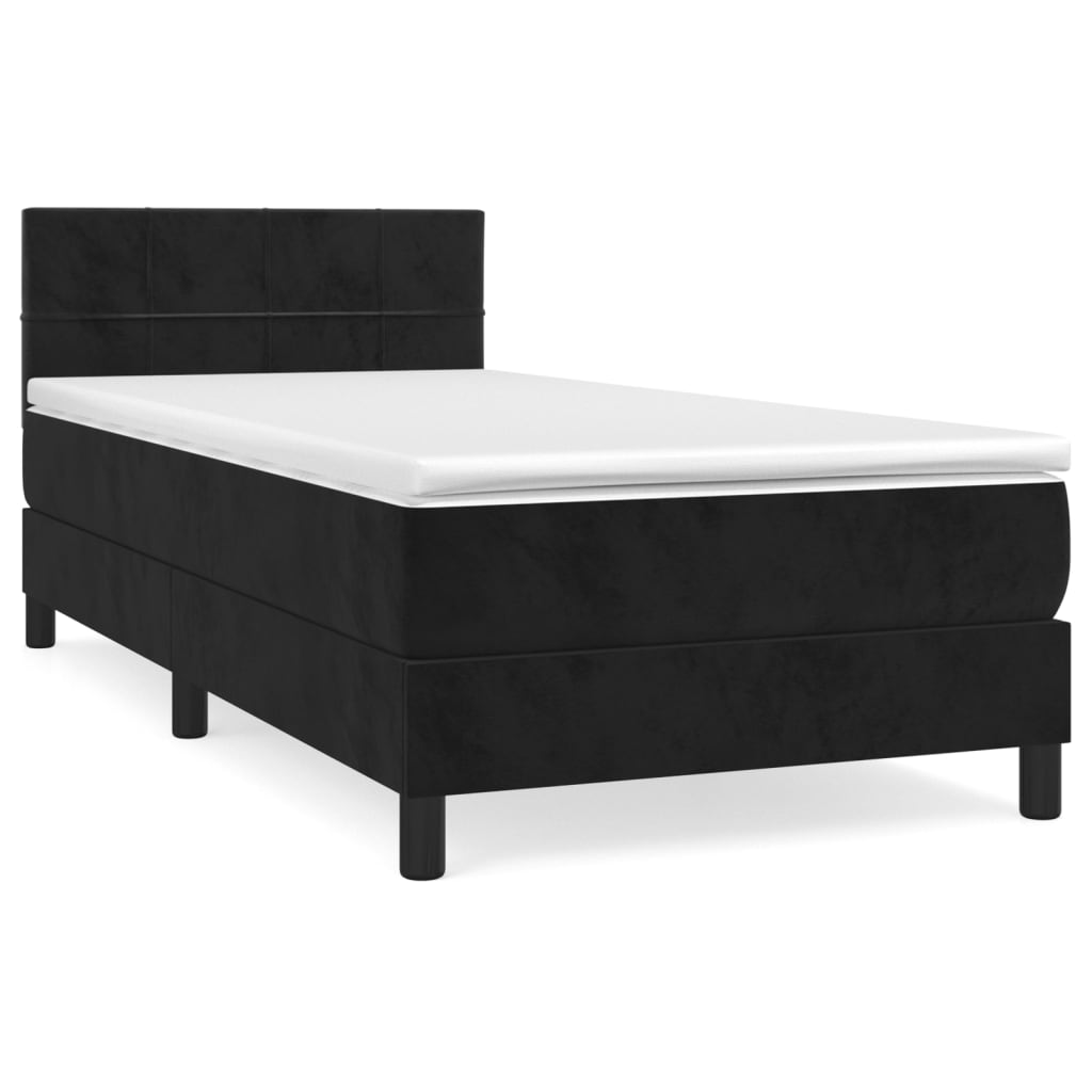 Cama box spring 90x200 Negro