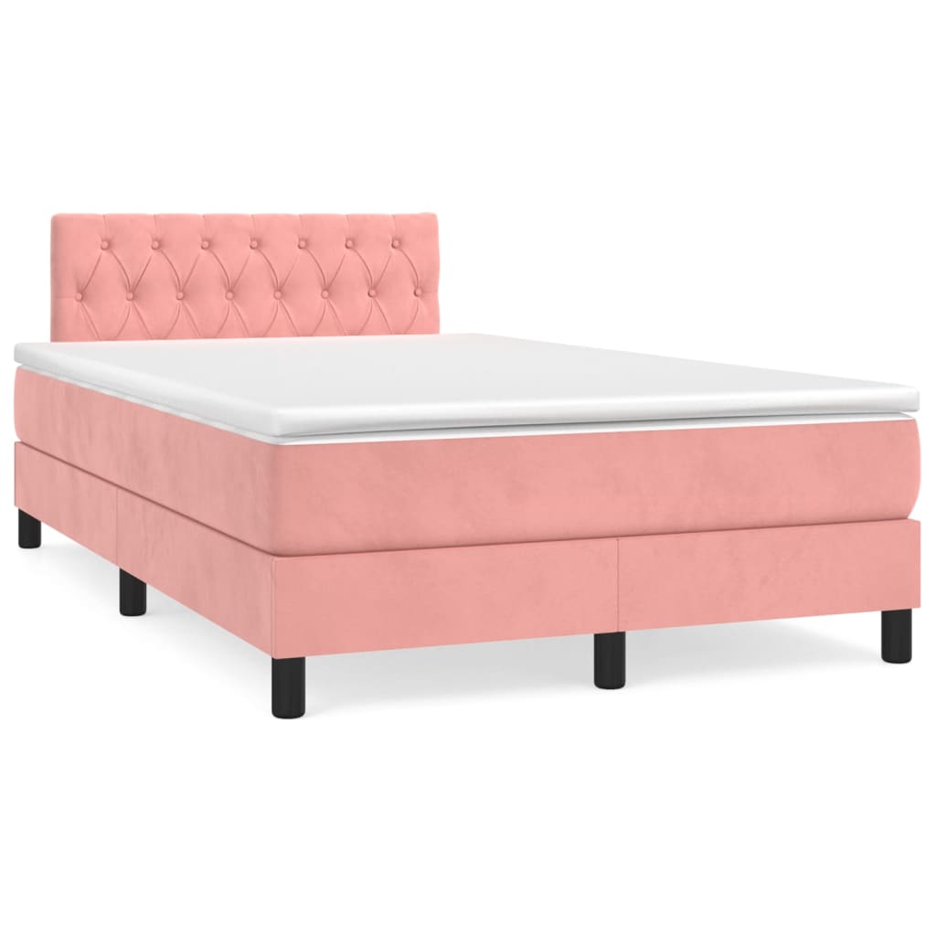 Cama box spring 120x200 Rosa