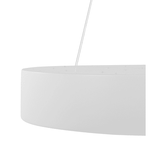 Candeeiro LED suspenso BALILI Metal Branco