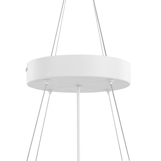 Candeeiro LED suspenso BALILI Metal Branco