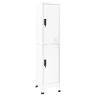 vidaXL Cacifo 38x45x180 cm aço branco