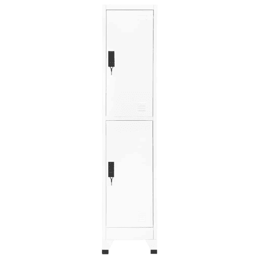 vidaXL Cacifo 38x45x180 cm aço branco vidaXL Cacifo 38x45x180 cm aço branco
