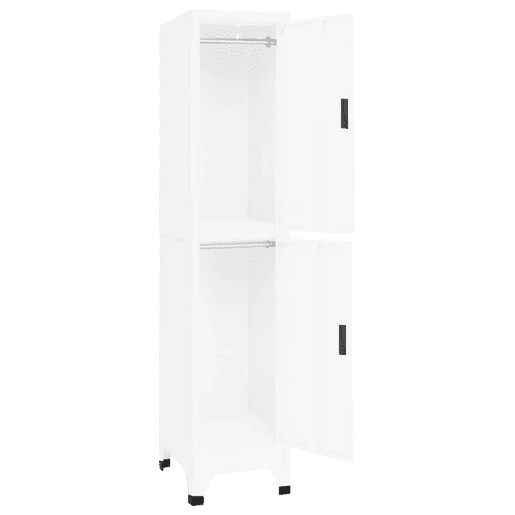 vidaXL Cacifo 38x45x180 cm aço branco vidaXL Cacifo 38x45x180 cm aço branco