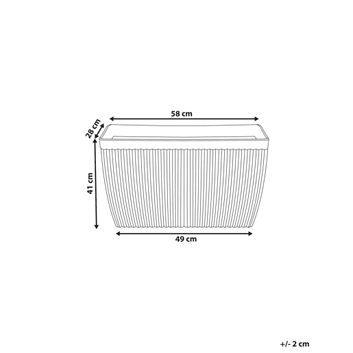 Vaso SISAL 58 cm Creme Vaso SISAL 58 cm Creme