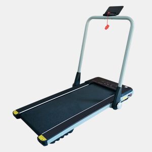 Esteira compacta para correr em casa.