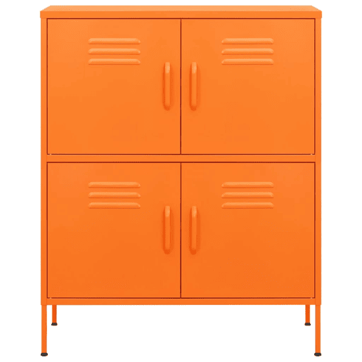 vidaXL Armário de arrumação aço 80x35x101,5 cm laranja vidaXL Armário de arrumação aço 80x35x101,5 cm laranja