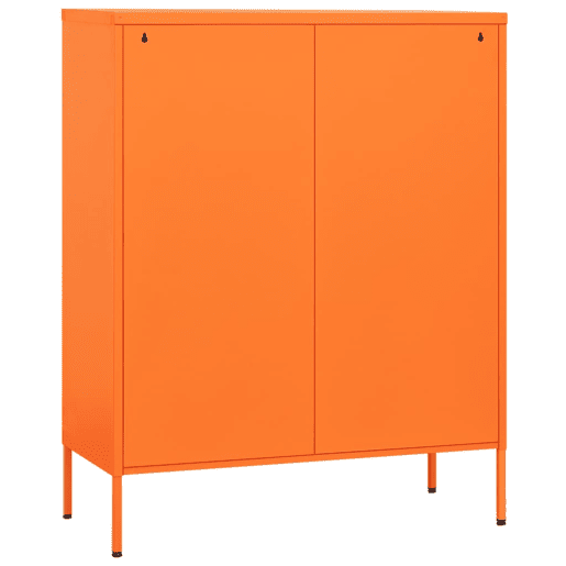 vidaXL Armário de arrumação aço 80x35x101,5 cm laranja vidaXL Armário de arrumação aço 80x35x101,5 cm laranja