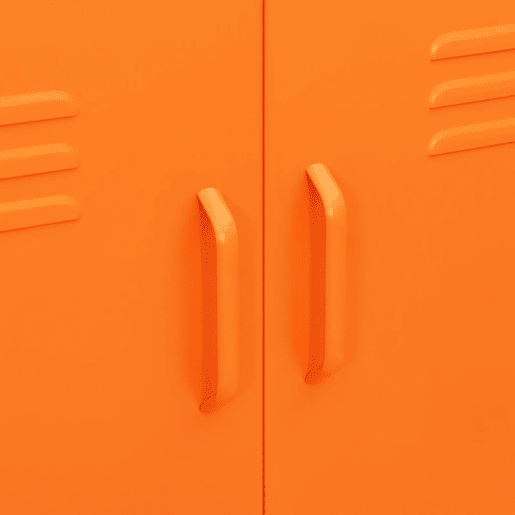 vidaXL Armário de arrumação aço 80x35x101,5 cm laranja vidaXL Armário de arrumação aço 80x35x101,5 cm laranja