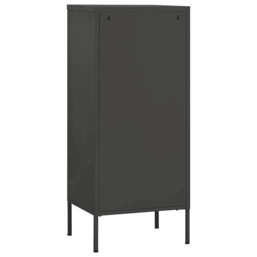 vidaXL Armário de arrumação aço 42,5x35x101,5 cm antracite