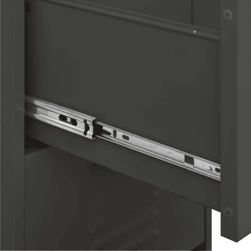 vidaXL Armário de arrumação aço 42,5x35x101,5 cm antracite