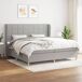 Cama box spring 200x200 Cama box spring 200x200 Gris