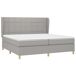 Cama box spring 200x200 Cama box spring 200x200 Gris