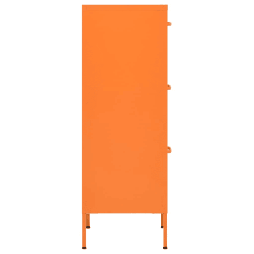 vidaXL Armário de arrumação aço 42,5x35x101,5 cm laranja vidaXL Armário de arrumação aço 42,5x35x101,5 cm laranja