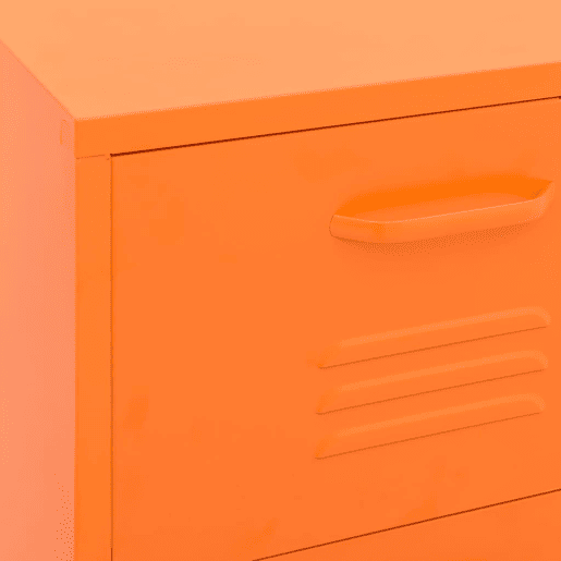 vidaXL Armário de arrumação aço 42,5x35x101,5 cm laranja vidaXL Armário de arrumação aço 42,5x35x101,5 cm laranja