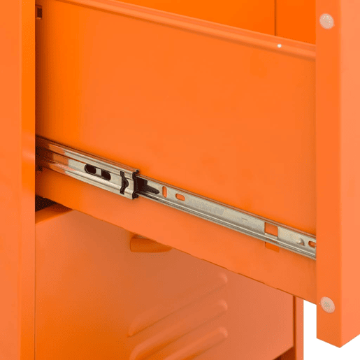 vidaXL Armário de arrumação aço 42,5x35x101,5 cm laranja vidaXL Armário de arrumação aço 42,5x35x101,5 cm laranja