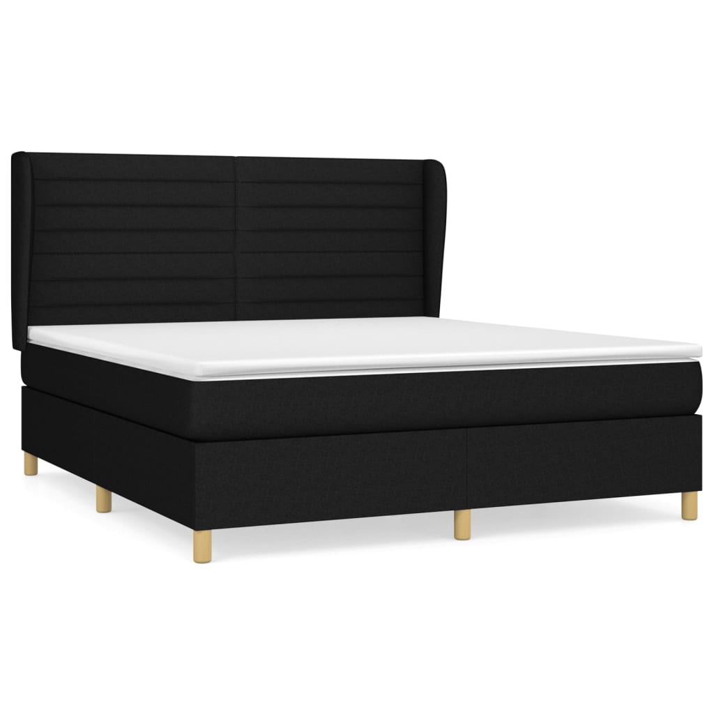 Cama box spring 160x200 Negro