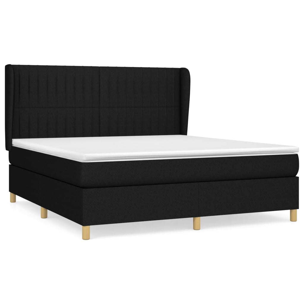 Cama box spring 160x200 Negro