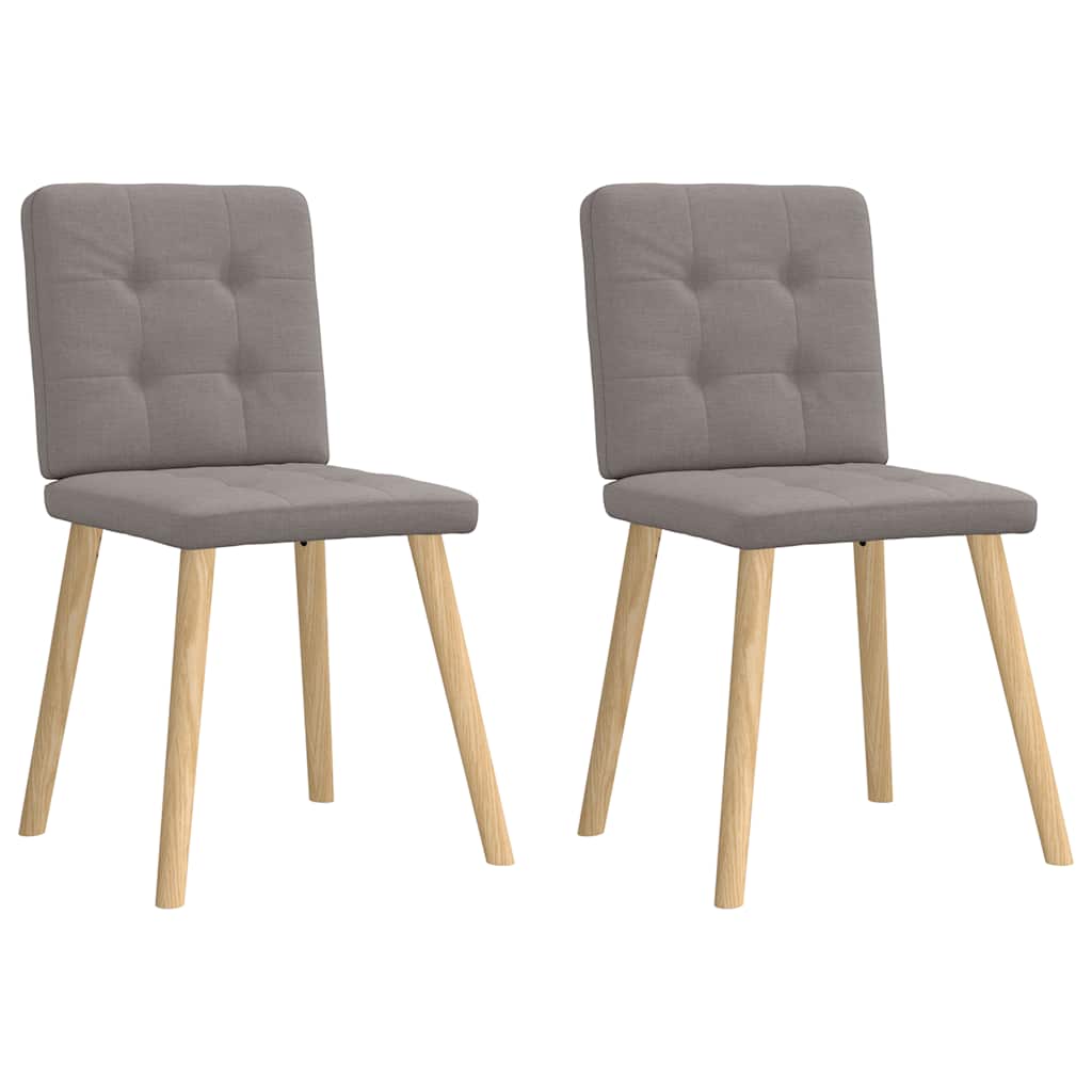 VidaXL Juego De Sillas De Comedor De 4 Piezas, Sillas De Estilo Rústico De Diseño Clásico Con Respaldos Cuadrados Y Asientos Acolchados De Terciopelo, Construcción De Madera De Caucho Maciza, Color