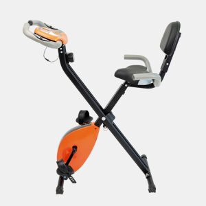 Bicicleta Ultrasport compacta e eficaz para treino em casa. Ideal para melhorar a saúde cardiovascular em pouco espaço.