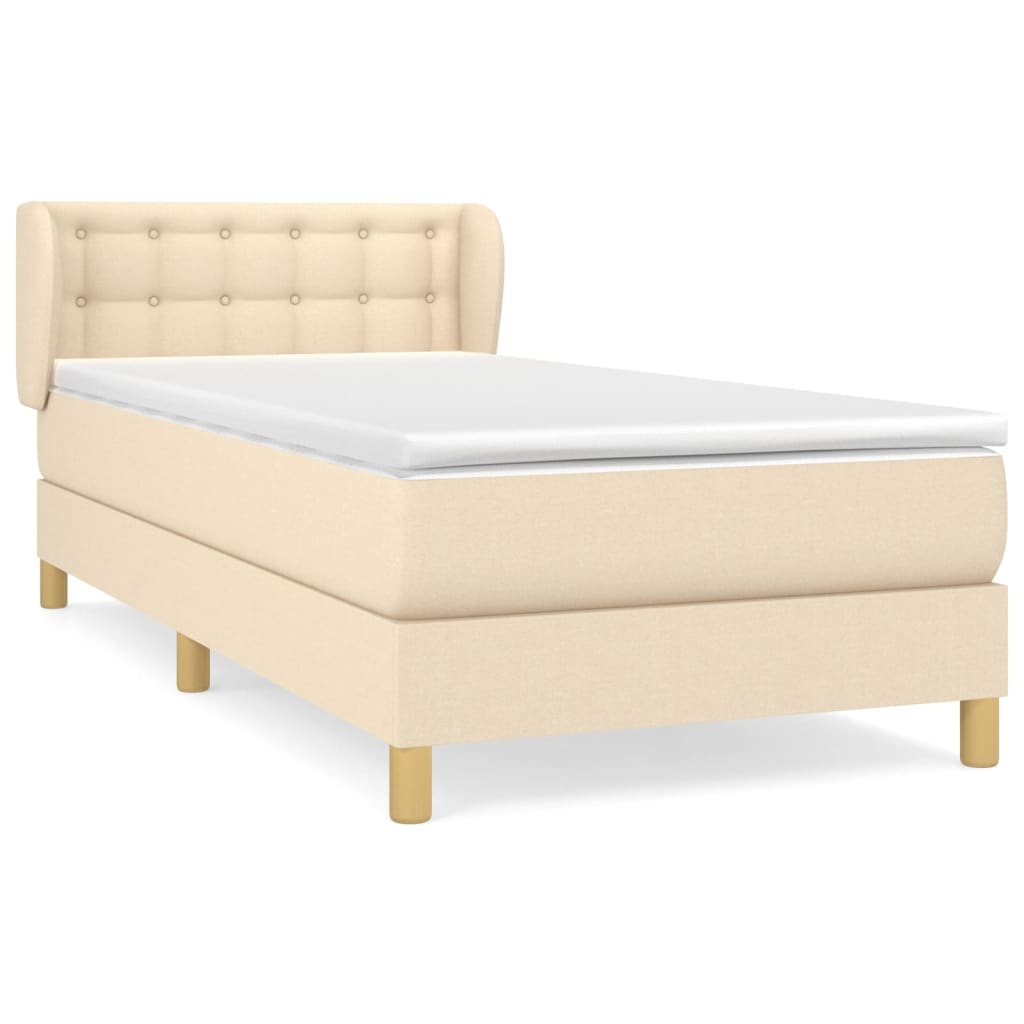 Cama box spring 90x200 Crema