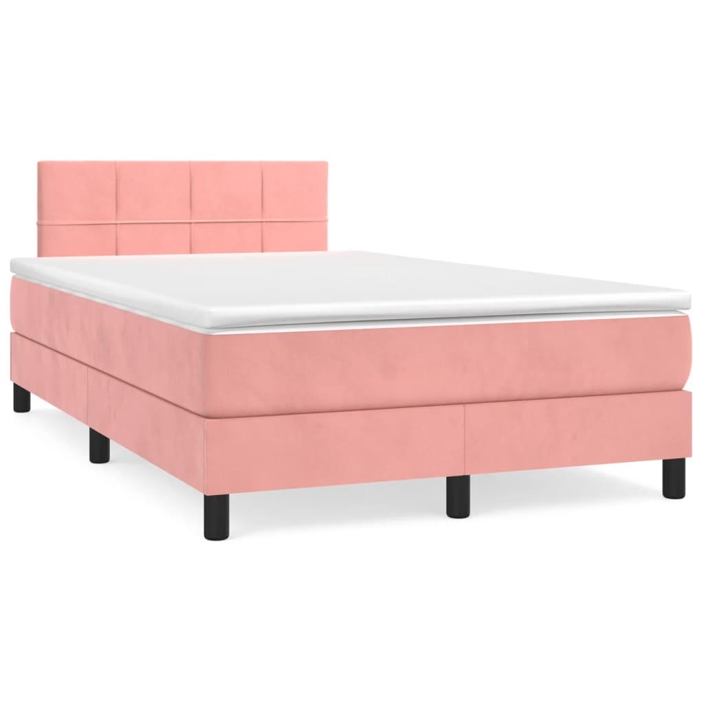 Cama box spring 120x200 Rosa
