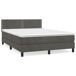 Cama box spring 140x190 Cama box spring 140x190 Gris Oscuro