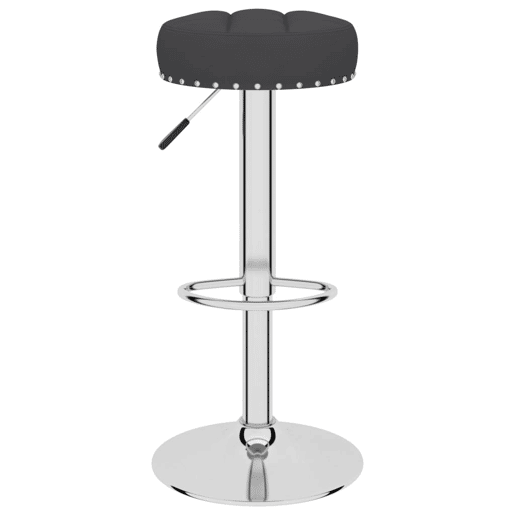 vidaXL Bancos de bar 2 pcs tecido preto vidaXL Bancos de bar 2 pcs tecido preto