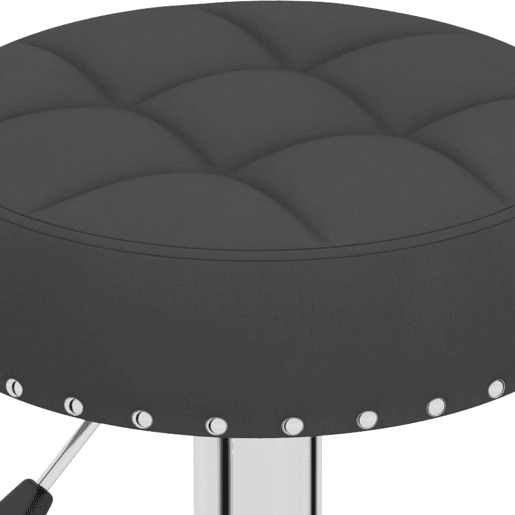 vidaXL Bancos de bar 2 pcs tecido preto vidaXL Bancos de bar 2 pcs tecido preto