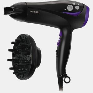 Secador de Cabelo Sencor SHD 108VT Preto 2000 W