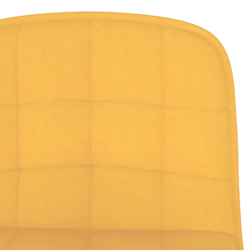 vidaXL Bancos de bar 2 pcs tecido amarelo vidaXL Bancos de bar 2 pcs tecido amarelo