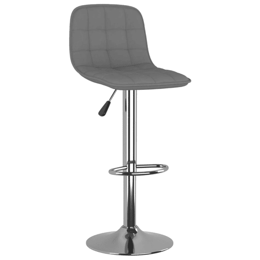 vidaXL Bancos de bar 2 pcs tecido cinzento-claro vidaXL Bancos de bar 2 pcs tecido cinzento-claro
