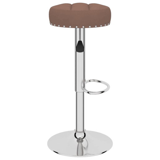 vidaXL Bancos de bar 2 pcs tecido castanho vidaXL Bancos de bar 2 pcs tecido castanho