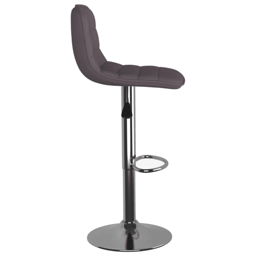 vidaXL Bancos de bar 2 pcs tecido cinzento-acastanhado