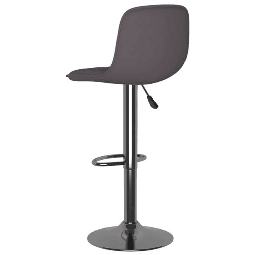 vidaXL Bancos de bar 2 pcs tecido cinzento-acastanhado