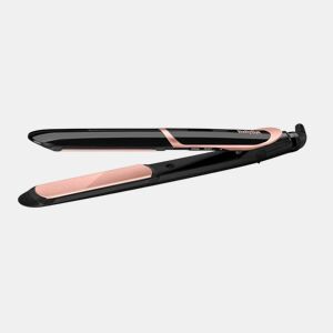 Ferro de Cabelo Babyliss Super Smooth 235 Preto Cor de Rosa Preto  Ouro rosa