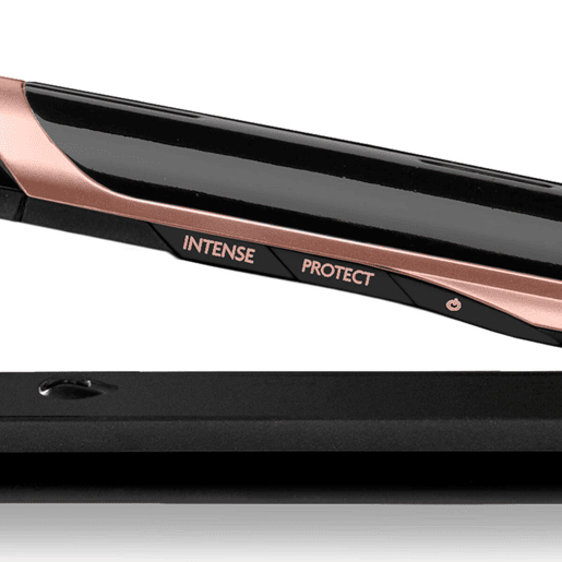 Ferro de Cabelo Babyliss Super Smooth 235 Preto Cor de Rosa Preto  Ouro rosa