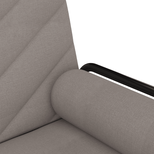 vidaXL Sofá-cama com apoio de braços tecido cinzento-acastanhado vidaXL Sofá-cama com apoio de braços tecido cinzento-acastanhado